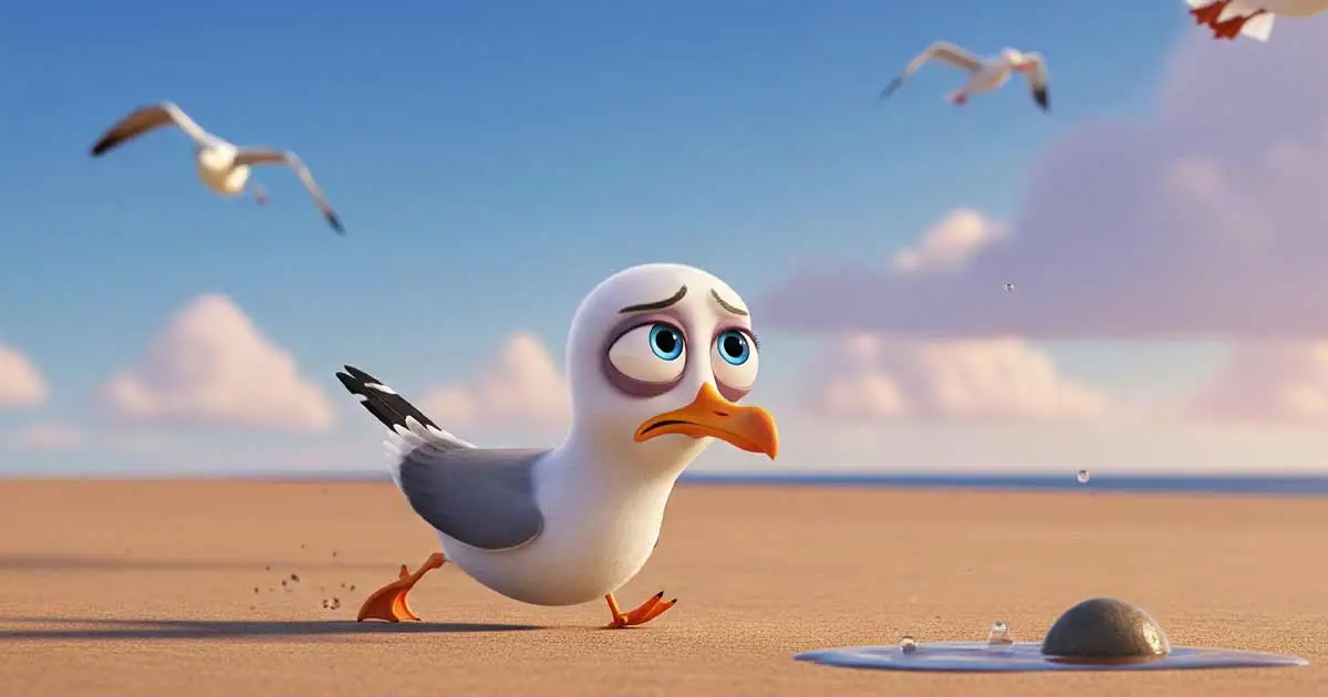 Mågen der ikke kunne flyve Mågen der ikke kunne flyve