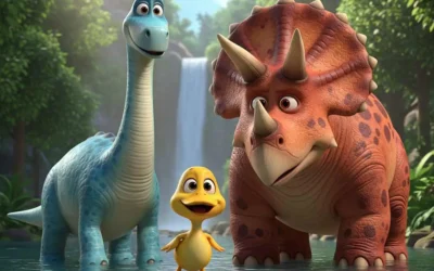 De tre små dinosaurer 
