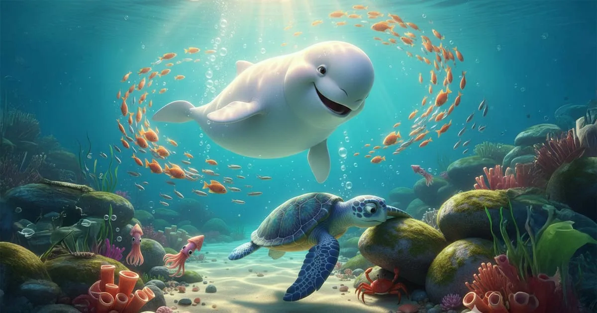 Den glade Beluga Den glade Beluga