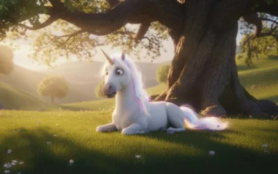 Enhjørningen der mistede sine farver